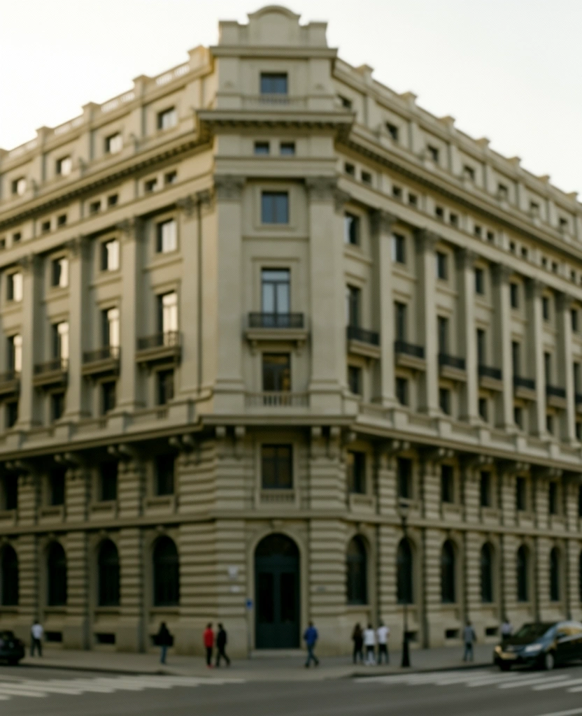 Edificio histórico en Avenida Callao, Buenos Aires